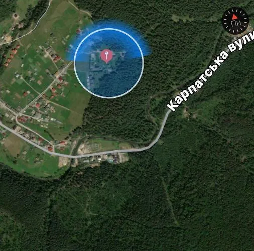 Orman Evi Polyanitsa окремий з каміном